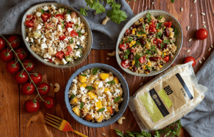 Rețetă fitness: Salată de quinoa 3x variante