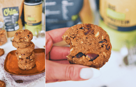 Rețetă fitness: Biscuiți proteici vegani cu semințe de chia